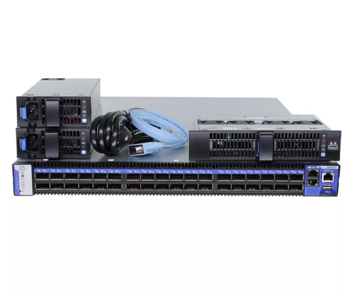 Коммутатор Mellanox SX6036F-2SFS 36P 56 Гб/с FDR QSFP+ P2C Б/У Used