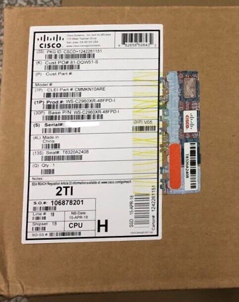 Коммутатор Cisco WS-C2960XR-48FPD-I
