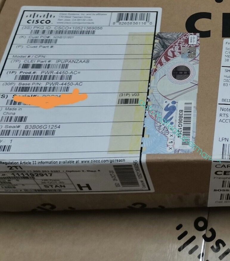 Блок питания Cisco PWR-4450-DC/2
