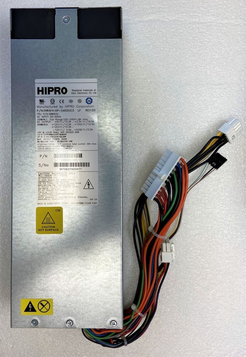 Блок питания Intel (Hipro) 450W, HP-U450UC3