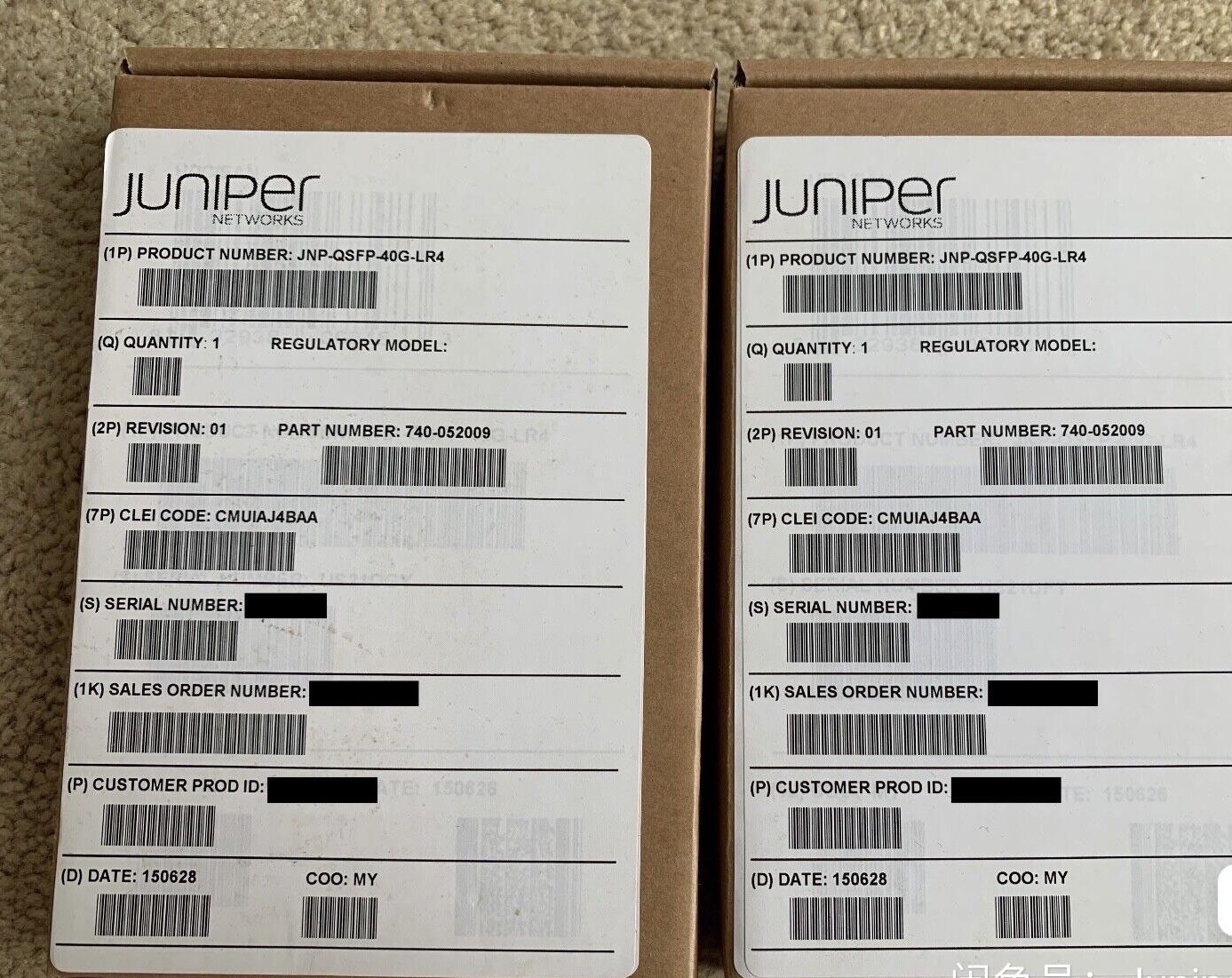Модуль трансивер Juniper JNP-QSFP-40G-LR4