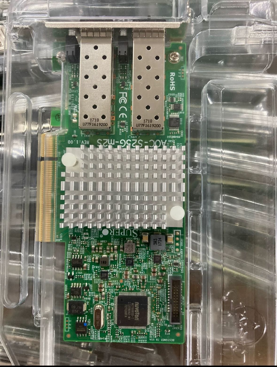 Сетевая карта Supermicro AOC-S25G-M2S