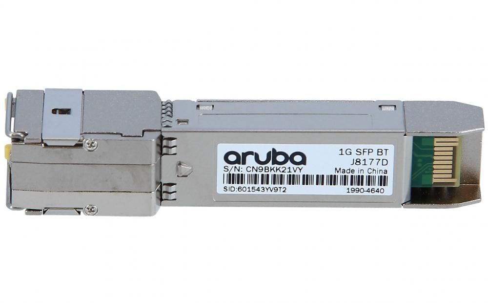 Трансивер Aruba J8177D 1G SFP RJ45 T 100m Cat5e XCVR