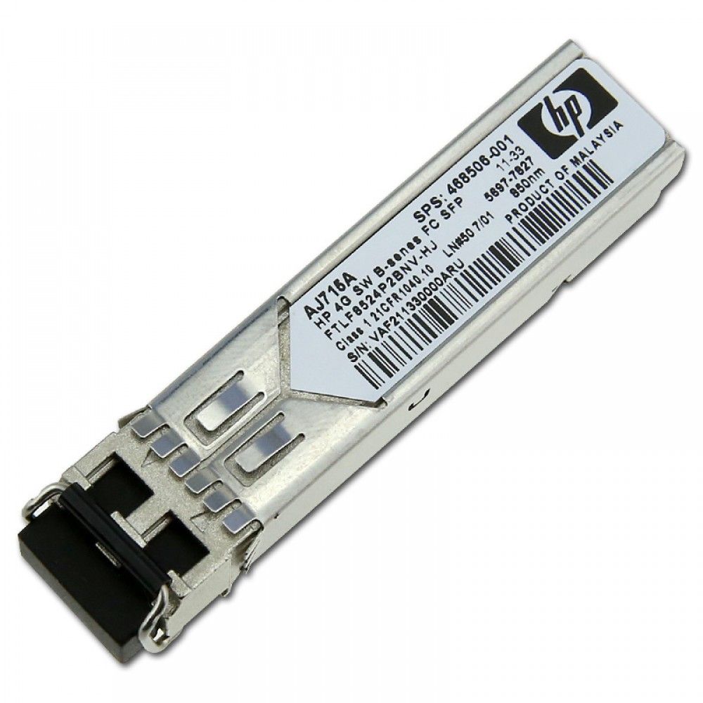 Трансивер HPE 4GB SHORT WAVE FIBRE CHANNEL SFP+ 1 PACK TRANSCEIVER, 468506-001