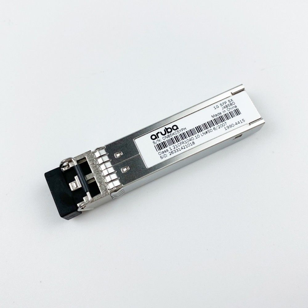 Трансивер Genuine HPE 1990-4415 Aruba 1G SFP LC SX 500m OM2 MMF Transceiver