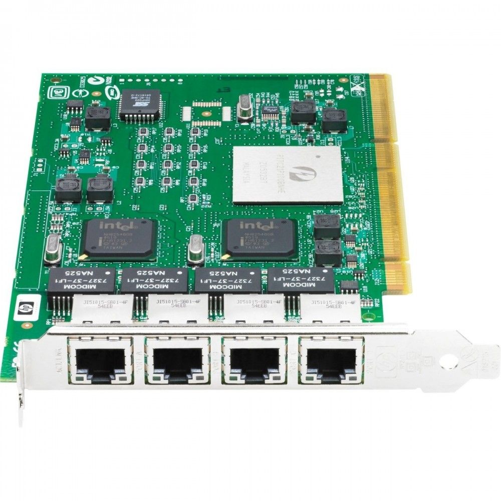 Сетевая карта HPE NC340T PCI-X QUAD-PORT GIGABIT SERVER ADAPTER, 389996-001, 389931-001
