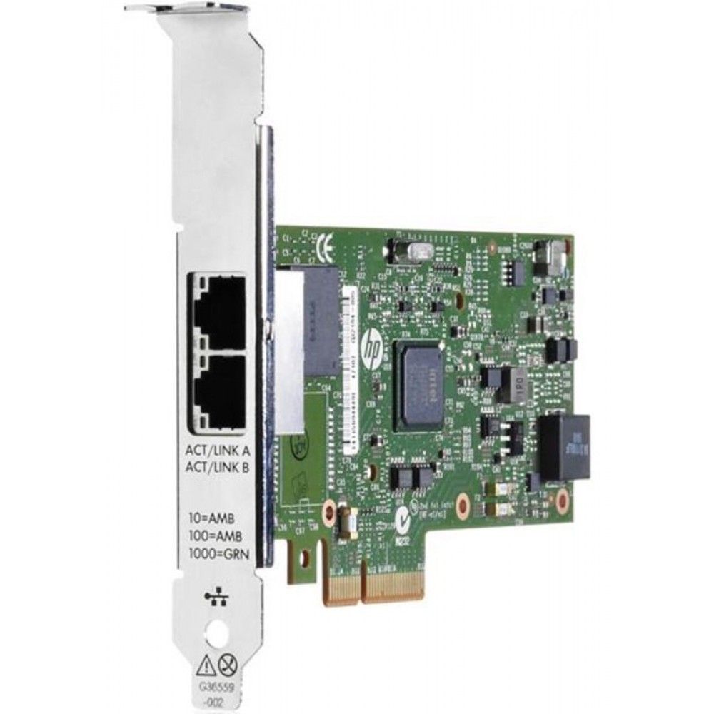 Сетевая карта HPE ETHERNET 1GB 2-PORT 332T ADAPTER, 616012-001, 615730-001