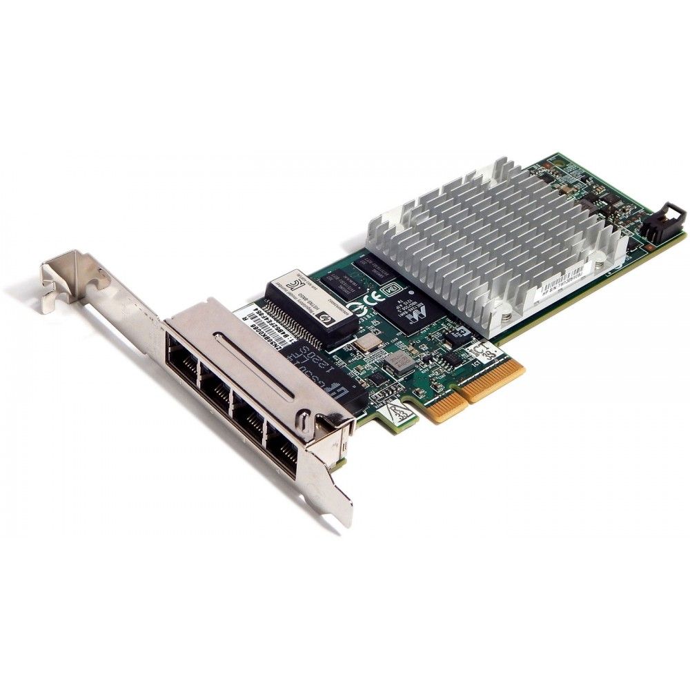 Сетевая карта HPE NC375T PCI EXPRESS QUAD PORT GIGABIT SERVER ADAPTER, 539931-001, 491176-001
