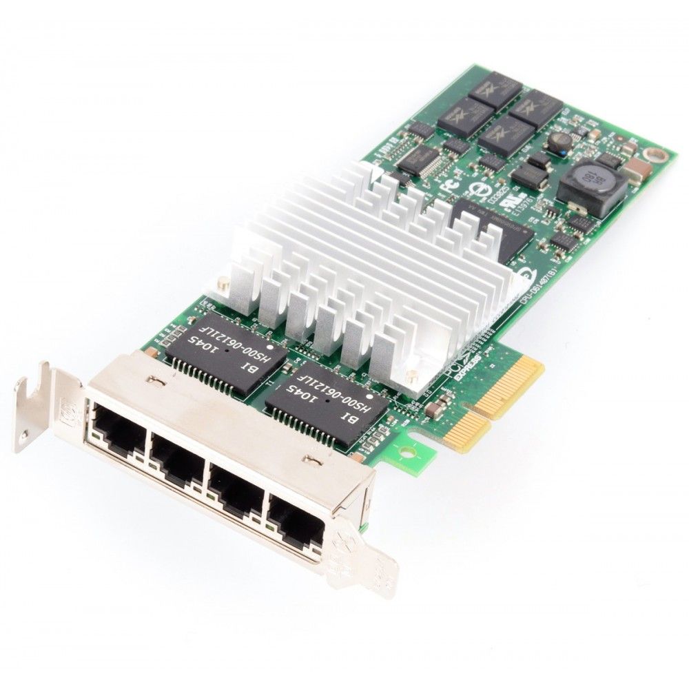 Сетевая карта HPE NC364T PCI-E QUAD PORT GIGABIT SERVER ADAPTER, 436431-001, 435506-003