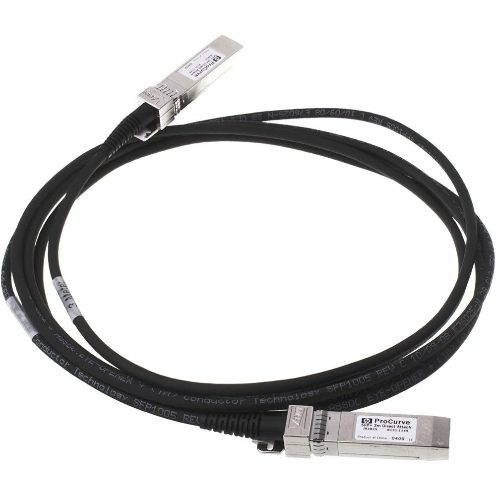 Кабель HPE J9283A X242 10G SFP+ to SFP+ 3m Direct Attach Copper Cable