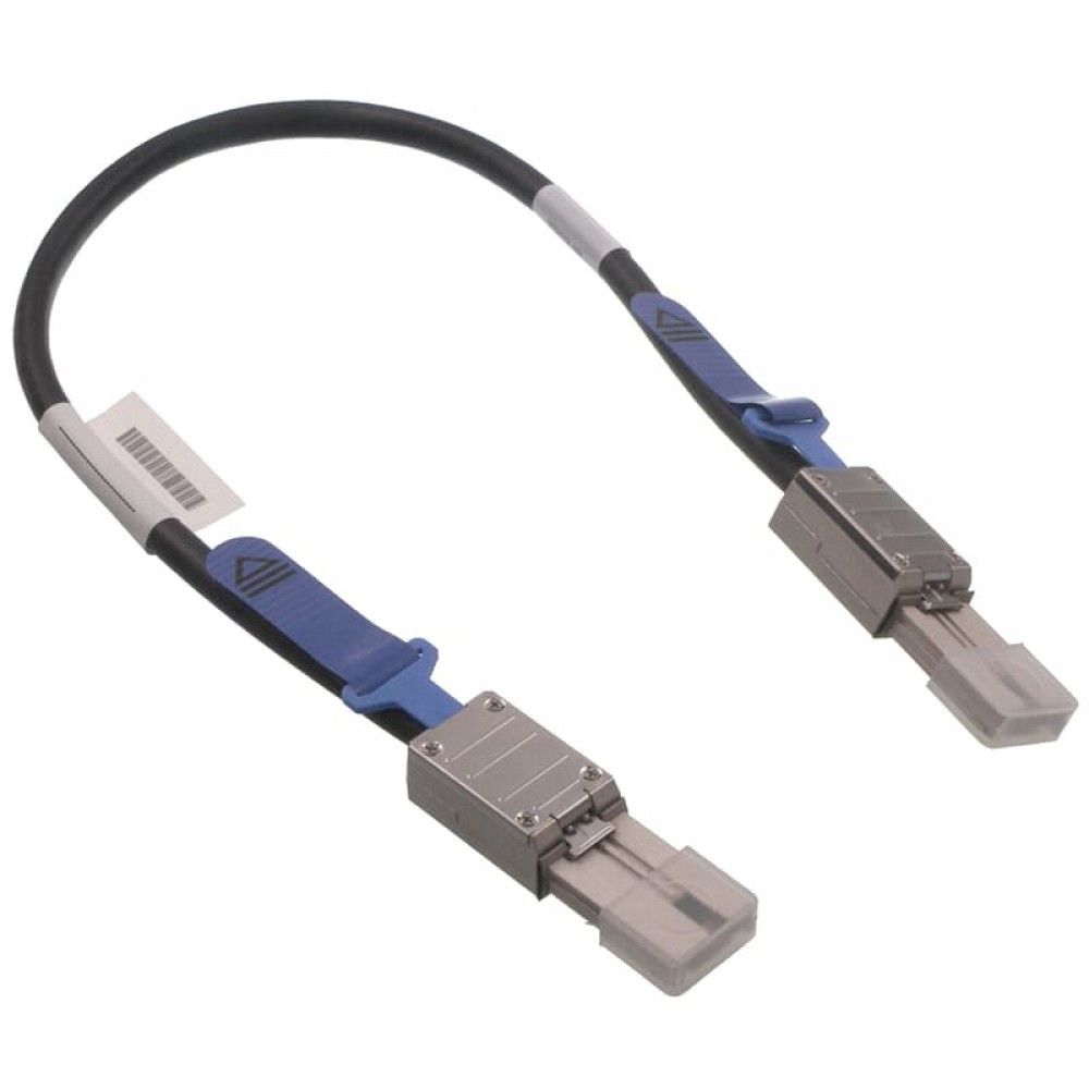 Кабель HPE 408765-001 0.5m SFF-8088 to SFF-8088 SAS Cable, 407344-001
