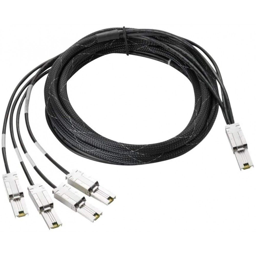 Кабель HPE 4M EXTERNAL MINI-SAS TO 4X1 MINI-SAS CABLE, 500478-001