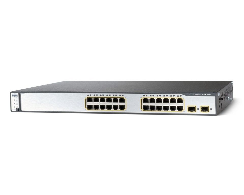 Коммутатор Cisco WS-C3750-24PS-S