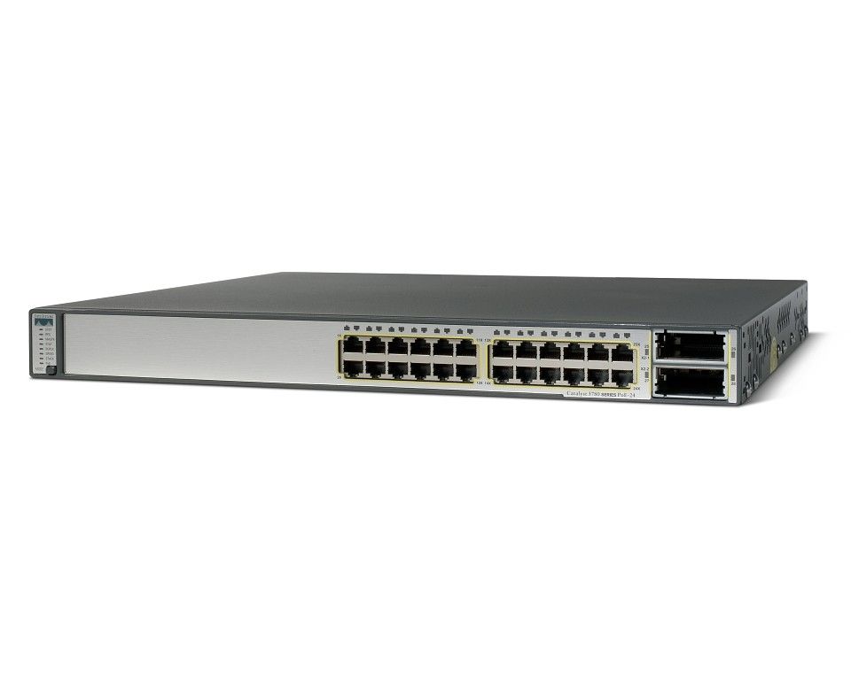 Коммутатор Cisco WS-C3750E-24PD-S