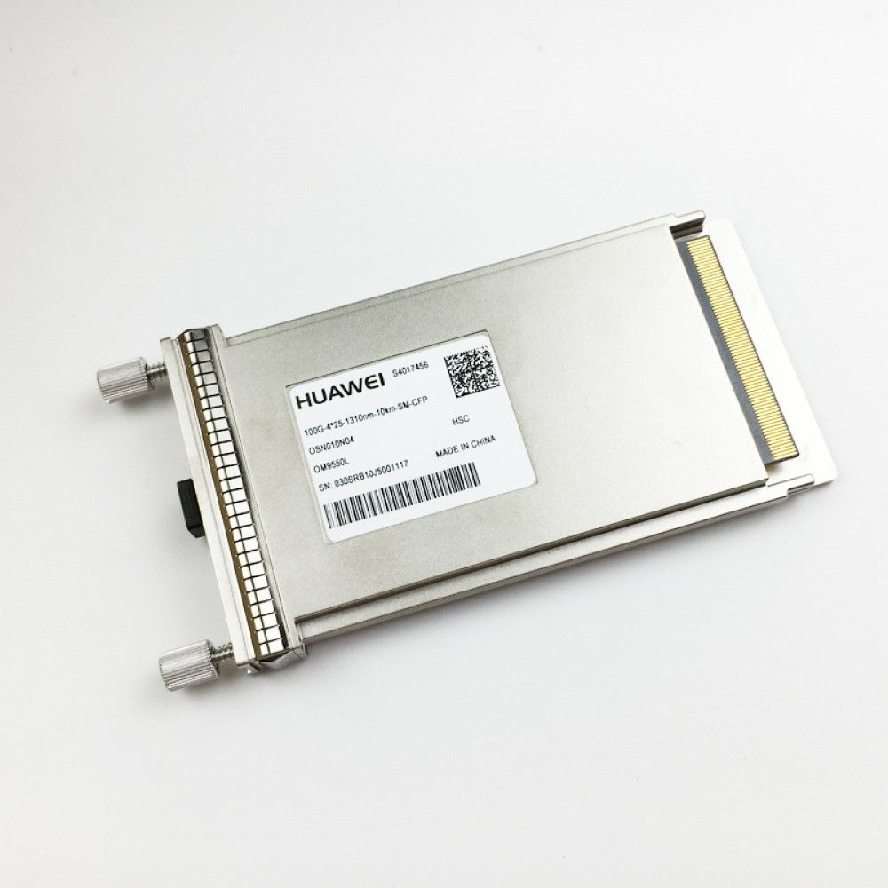 Трансивер Huawe* OSN010N04 CFP 1295/1300/1304/1309nm 103.125Gbps 4.3dBm 4.5dBm 8.6dBm LC SMF 10km (S4017456)