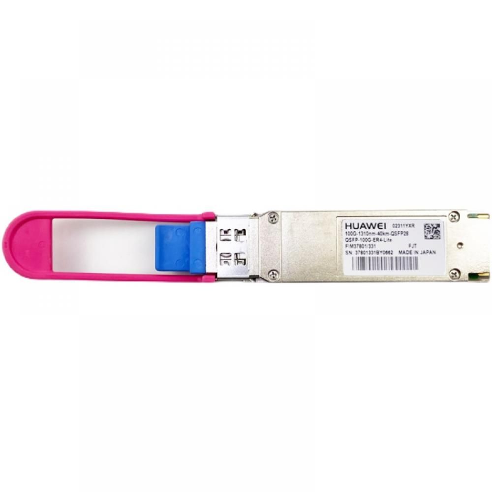 Трансивер Huawe* QSFP-100G-ER4-Lite 100GBase-ER4-Lite QSFP28 100G 1310nm 30km-FEC OFF 40km-FEC ON LC (02311YXR)