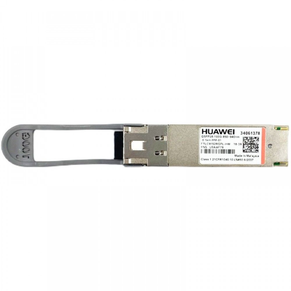 Трансивер Huawe* QSFP28 100G 850 940nm 0.1km MM FTLC9152RGPL-HW (34061378)