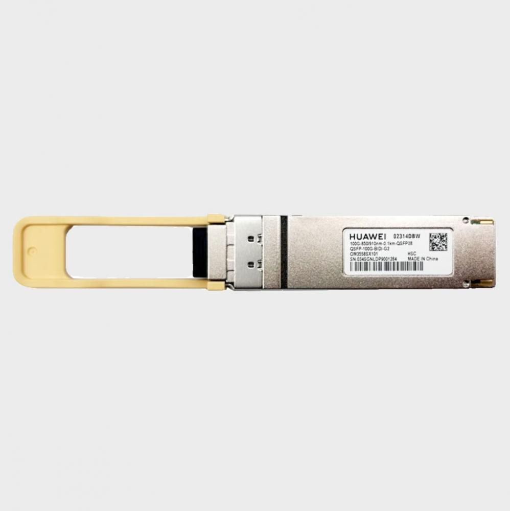 Трансивер Huawe* 02314DBW QSFP-100G-BIDI-G2 100GBase-BIDI QSFP28-100G 850nm/910nm 0.07km-OM30.1km-OM4 LC (02314DBW)
