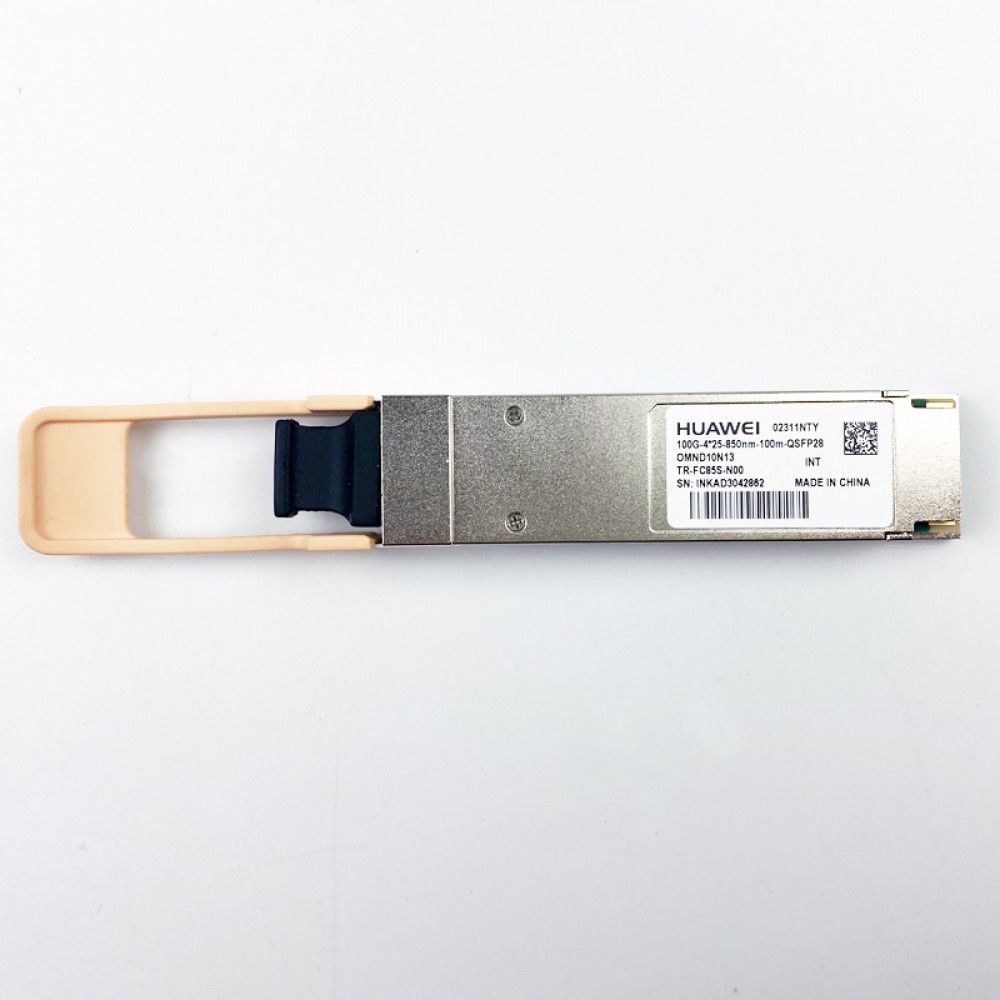 Трансивер Huawe* QSFP28 850nm 100G 8.4dBm 2.4dBm 10.3dBm MPO MM 0.1km OM4 (02311NTY)