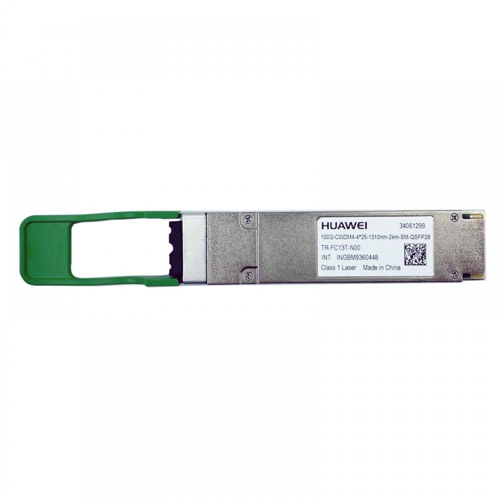 Трансивер Huawe* QSFP28 1310nm 100G 6.5dBm +2.5dBm 10dBm LC SMF 2km CWDM4 (34061299)