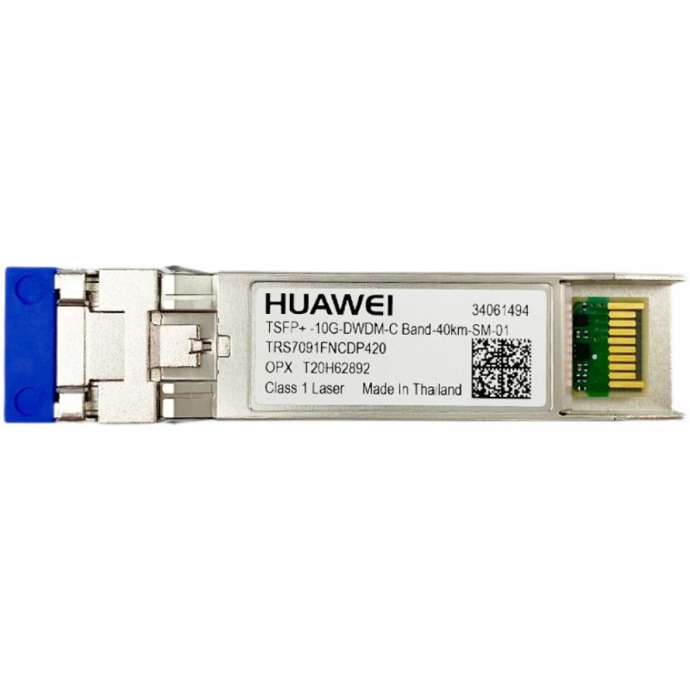 Трансивер Huawe* TSFP+ C 9.95 11.3Gbps with CDR 1dBm 3dBm 16dBm LC SMF 40km (34061494)