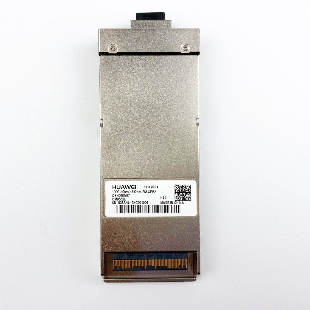 Трансивер Huawe* CFP2 4*25Gb/s1310nm 103.125Gb/s 4.3dBm 4.5dBm 10.6dBm LC SMF 10km (02312BSX)