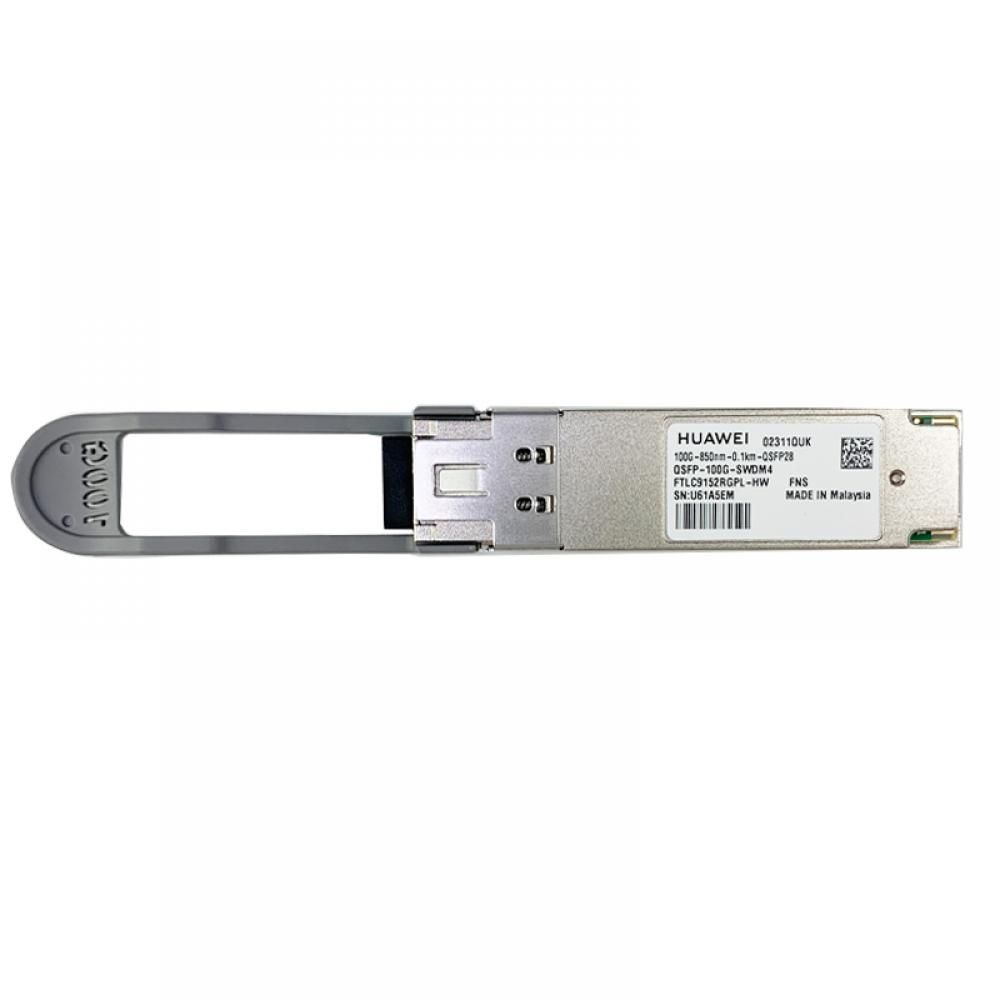 Трансивер Huawe* QSFP-100G-SWDM4 100GBase-SWDM4 QSFP28 100G 850nm 0.075km-OM3 0.1km-OM4 LC (02311QUK)