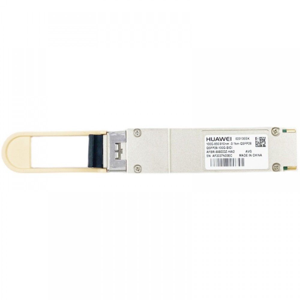 Трансивер Huawe* 100GBase-BD QSFP+ 100G Multi-mode 850nm 0.1km LC (02313EEK)