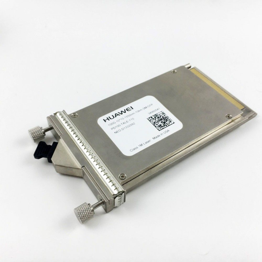 Трансивер Huawe* CFP 10*10Gb/s1310nm 1.3dBm 4.5dBm 8.6dBm Angled LC SMF 100GBASE-LR4 (34060541)