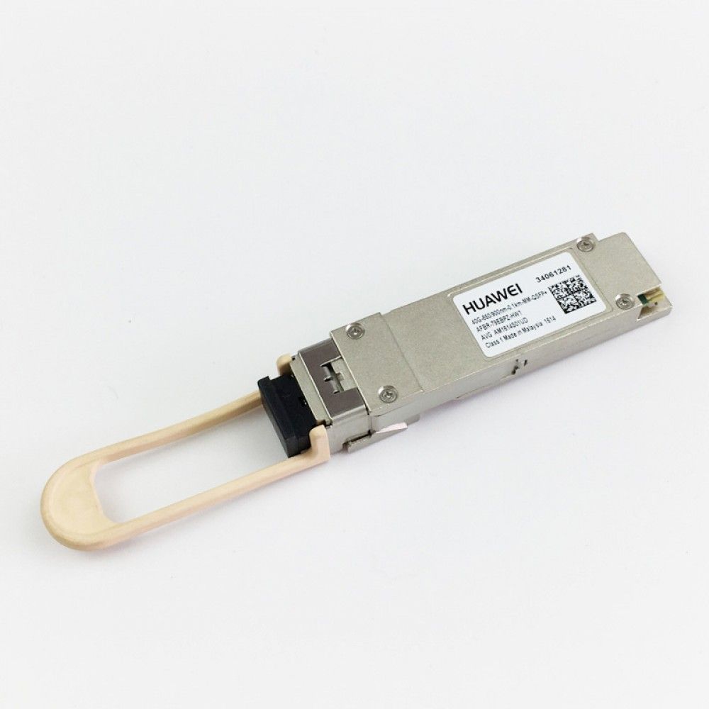 Трансивер Huawe* QSFP+ 850nm/900nm 41.25Gbps 4.0 5dBm 5.3dBm850nm 5.9dBm900nm LC MMF 0.1km (34061281)