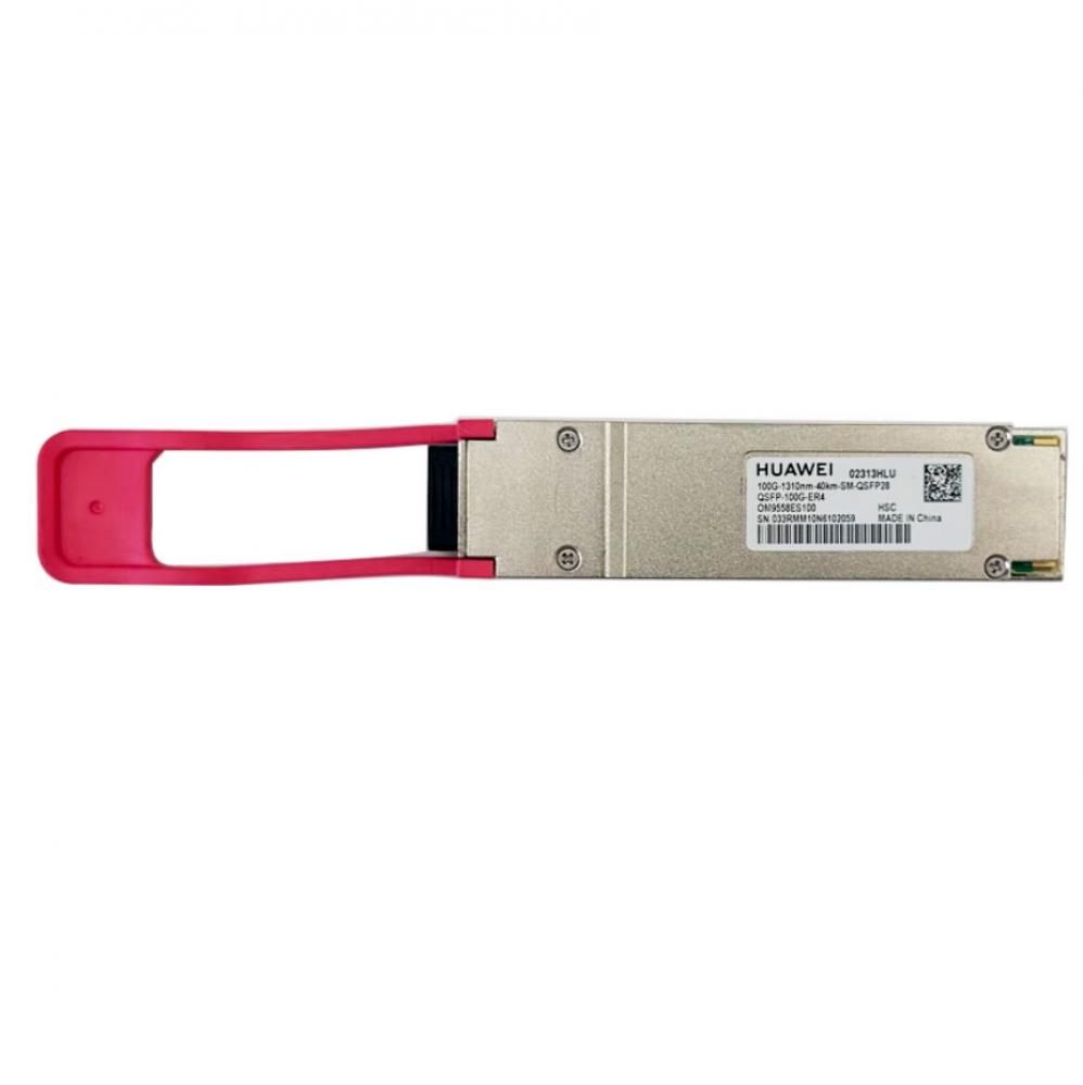 Трансивер Huawe* 02313HLU QSFP-100G-ER4 100GBASE-ER4 1310nm 40km SMF LC QSFP28 (02313HLU)