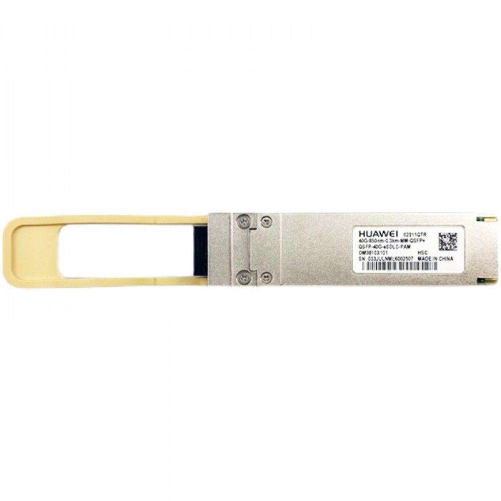 Трансивер Huawe* QSFP-40G-eSDLC-PAM 40GBase-eSDLC QSFP+ 40G 850nm PAM4 0.1km-OM3 0.3km-OM4 LC (02311QTR)