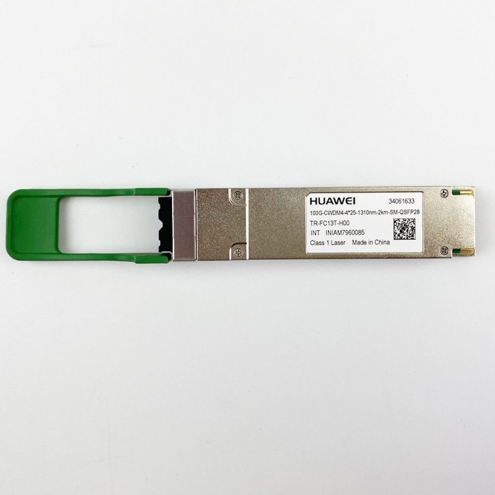 Трансивер Huawe* QSFP28 1310nm 100G 6.5dBm 2.5dBm 10dBm LC SMF 2km CWDM4 (34061633)