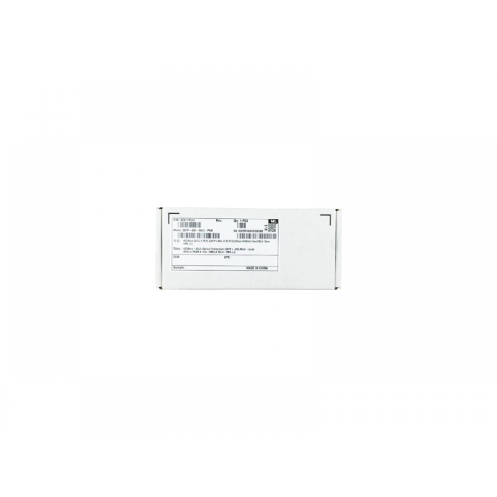 Трансивер Huawe* QSFP-40G-SDLC-PAM-G2 40GBase-SDLC QSFP+ 40G 850nm PAM4-G2 0.1km-OM3 0.15km-OM4 LC (02312ELH)