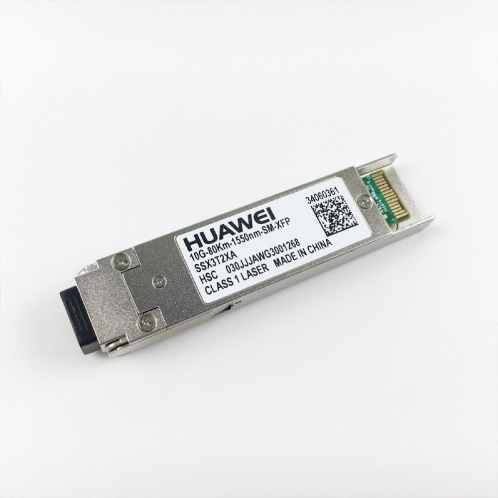 Трансивер Huawe* SSX3T2XA XFP 1550nm 9.95Gb/s to 11.1Gb/s 0 4dBm 24dBm LC 80km (34060361)