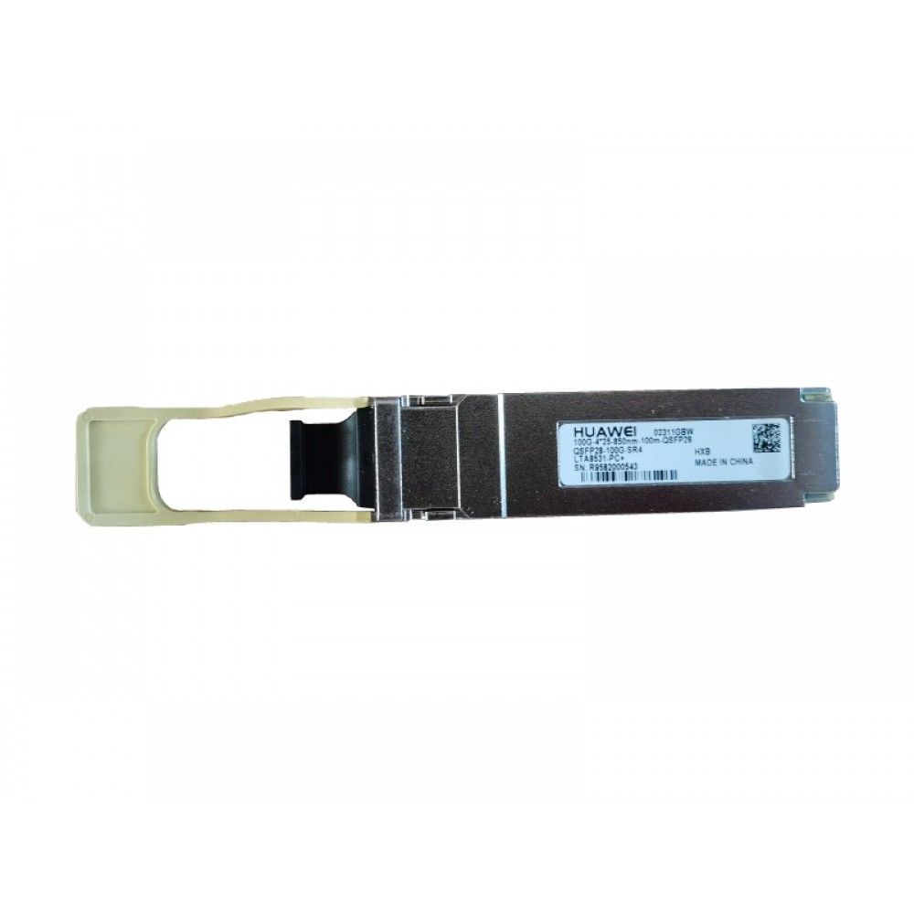 Трансивер Huawe* QSFP28-100G-SR4 100GBase-SR4 QSFP28 100G 850nm 0.1km MPO (02311GBW)