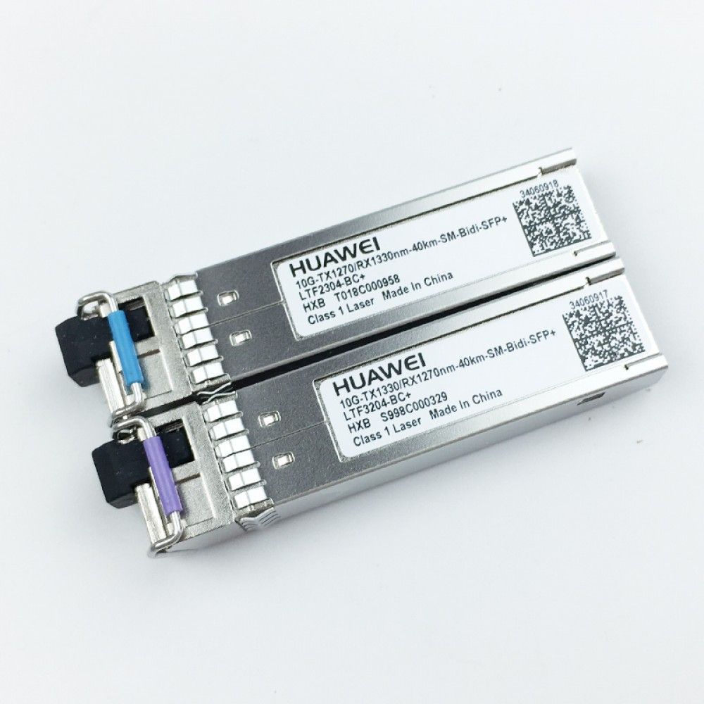 Трансивер Huawe* BiDi SFP+ TX 1270nm/RX 1330nm 9.95 10.3Gb/s 0dBm 5dBm 18dBm LC SM 40km (34060918)