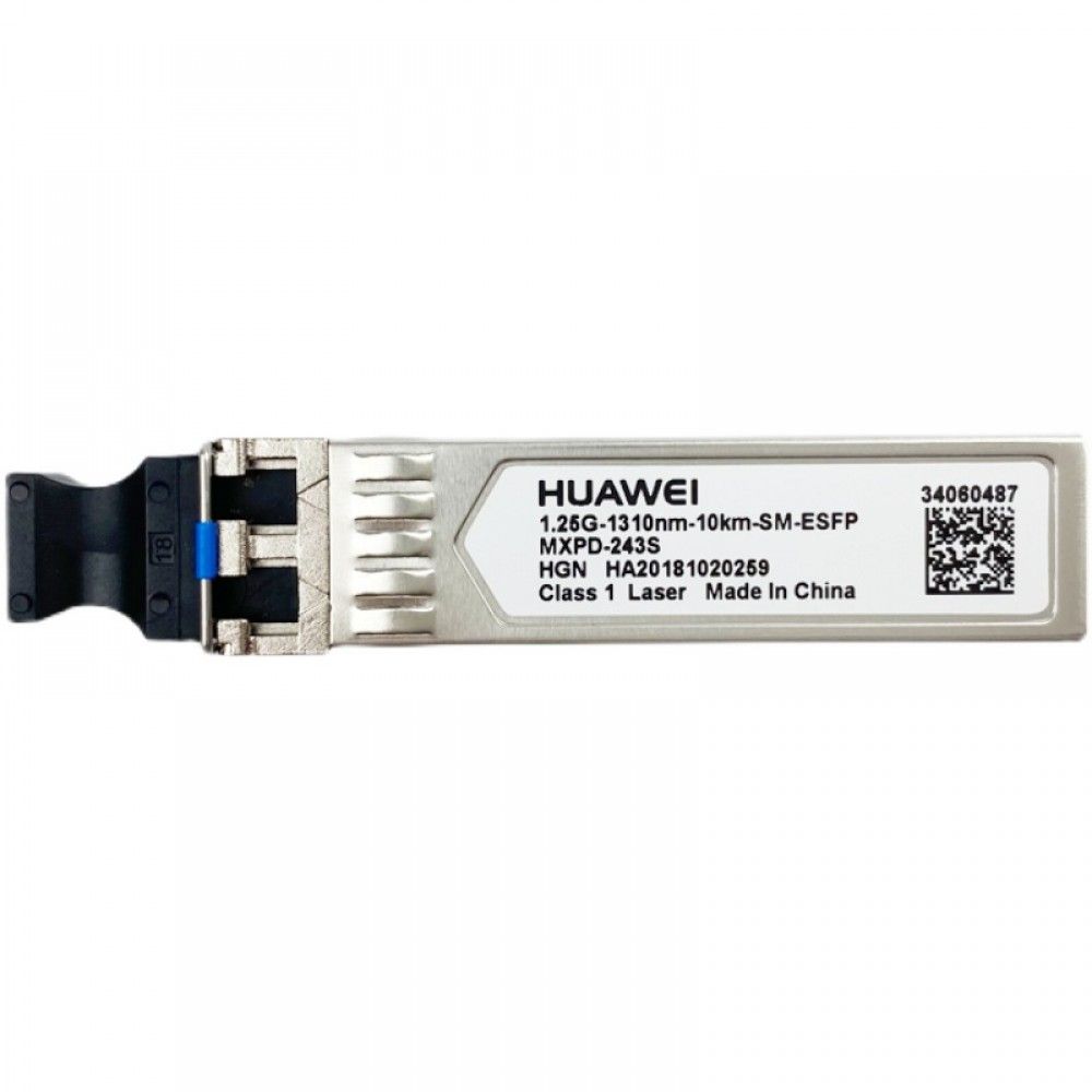 Трансивер Huawe* eSFP 1310nm 1.25Gb/s 9.5 -3dBm 20dBm LC SM 10km (34060487)