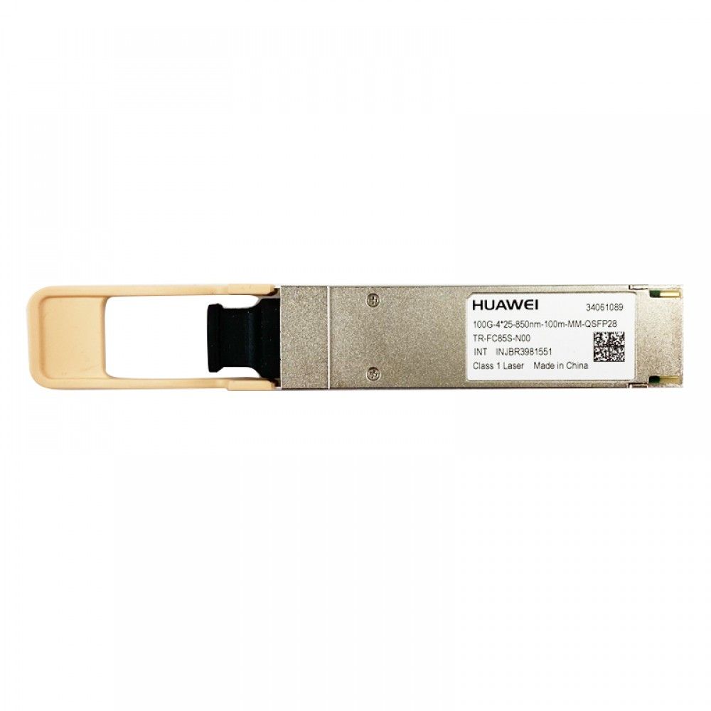 Трансивер Huawe* QSFP28 850nm 100G 8.4dBm 2.4dBm 10.3dBm MPO MM 0.1km OM4 (34061089)