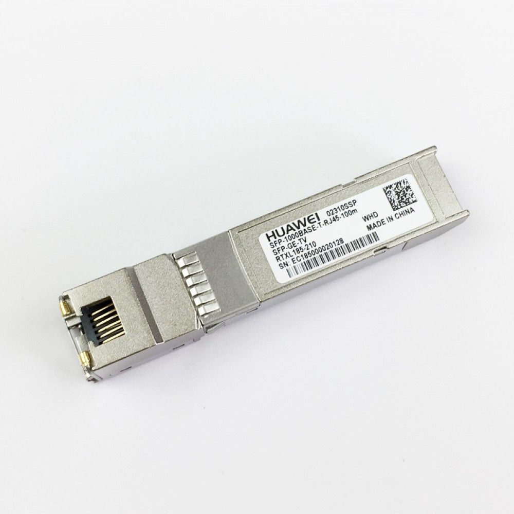 Трансивер Huawe* Electrical SFP GE Electrical Interface Module 100m RJ45 (02310SSP)