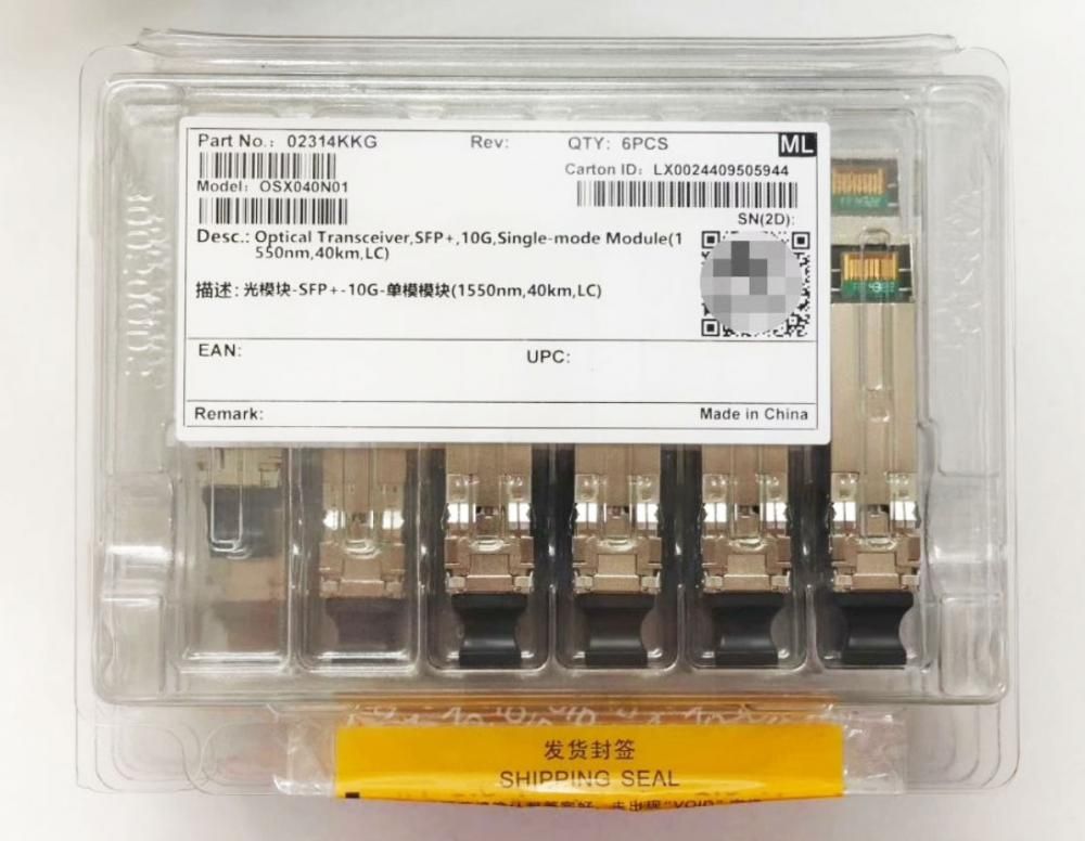 Трансивер Huawe* 02314KKG OSX040N01 10GBASE-ER LC SMF 40km SFP+ 0 C to 70 C (02314KKG)