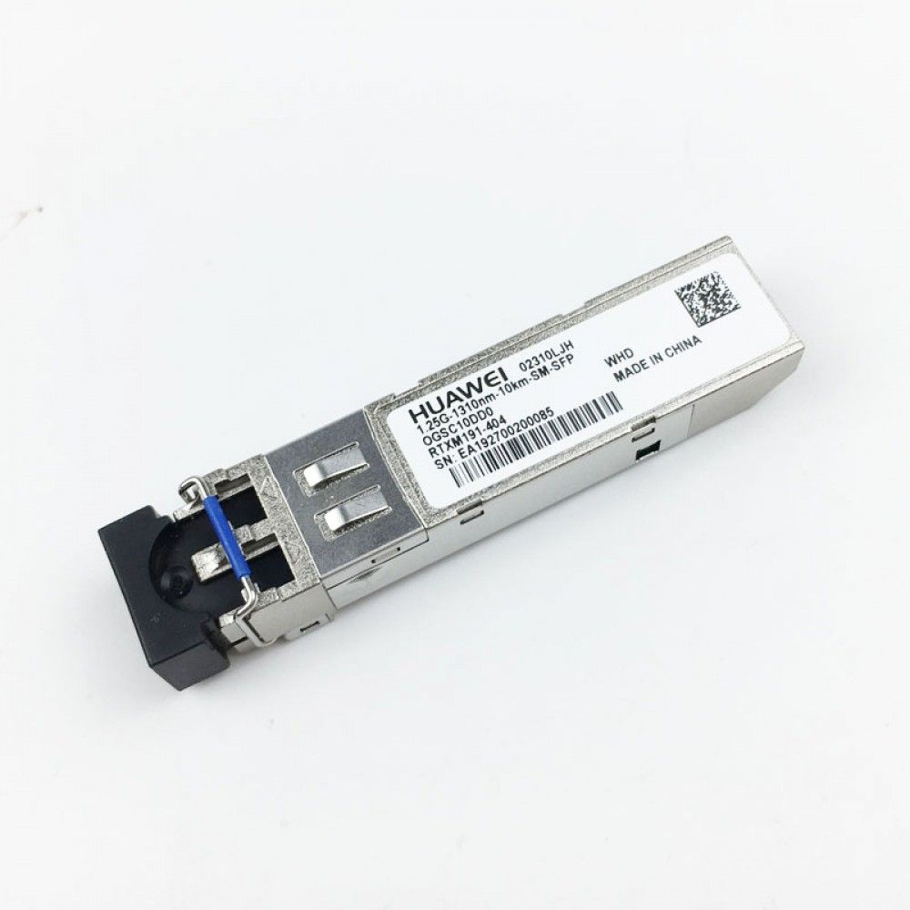 Трансивер Huawe* eSFP industry 1310nm 1.25Gb/s 9.5 3 dBm 20dBm LC 10km (02310LJH)