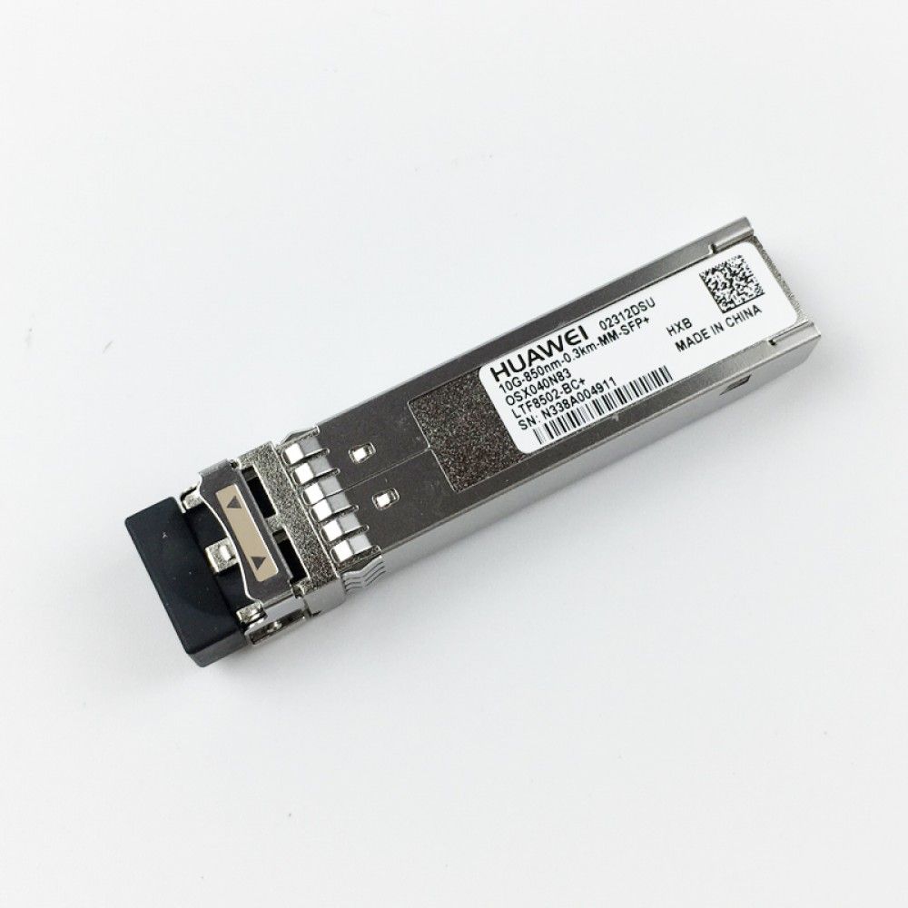 Трансивер Huawe* SFP+ 850nm 10Gb/s 7.3 1dBm 11.1dBm LC MM 0.3km (02312DSU)