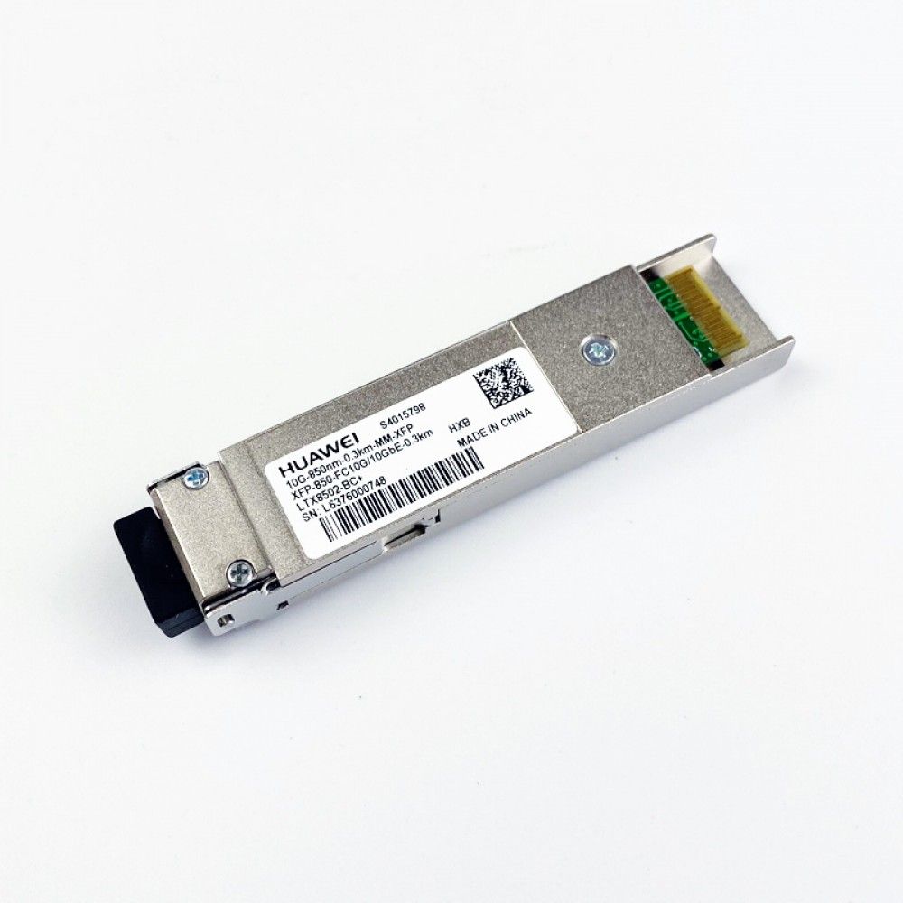 Трансивер Huawe* XFP 850nm 10.3Gb/s 7.3dBm 1.3dBm 7.5dBm LC Multimode 0.3km (S4015798)