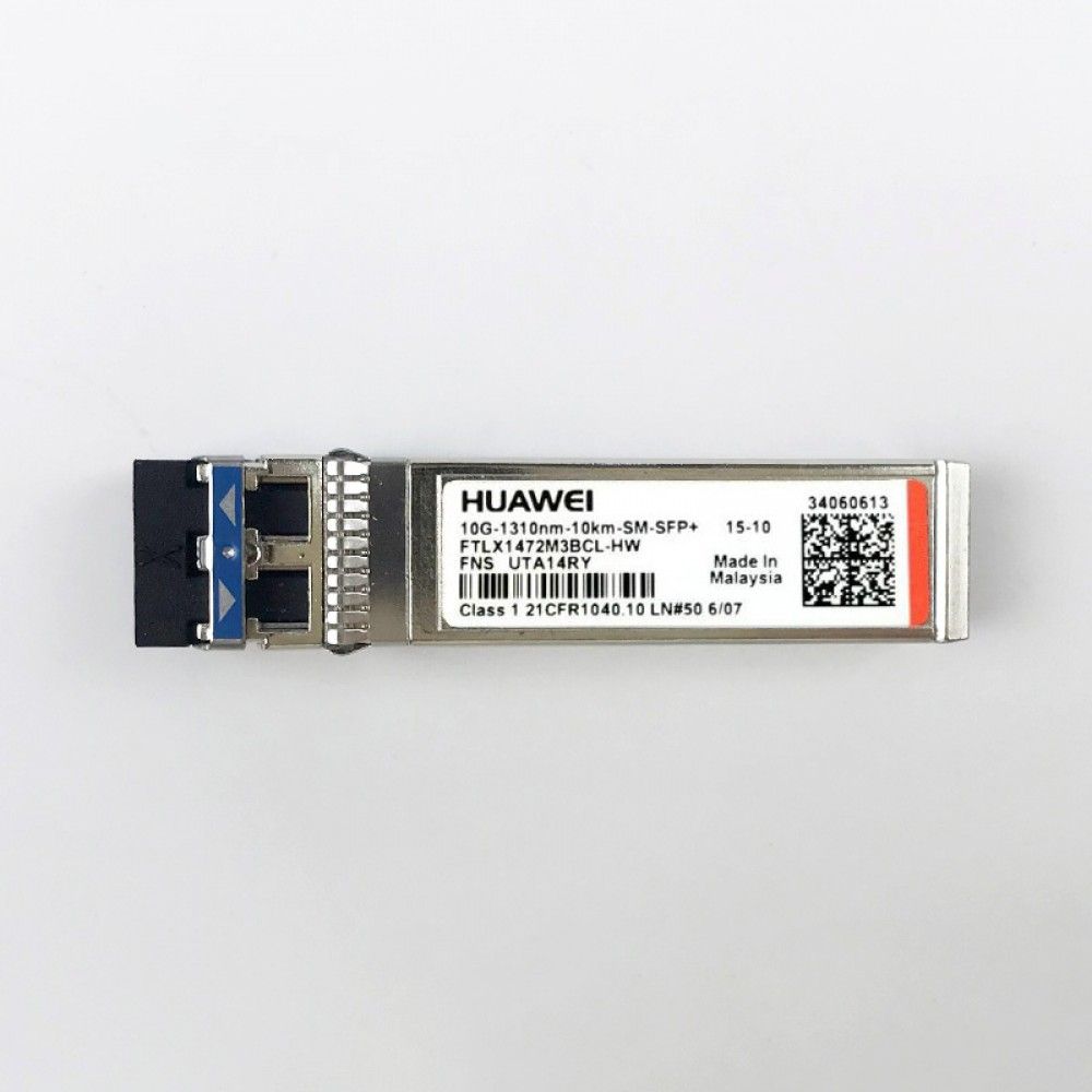 Трансивер Huawe* SFP+ 1310nm 8.5Gb/s 11.1Gb/s with CDR 6.0 -1.0dBm 14.4dBm LC SM 10km (34060613)