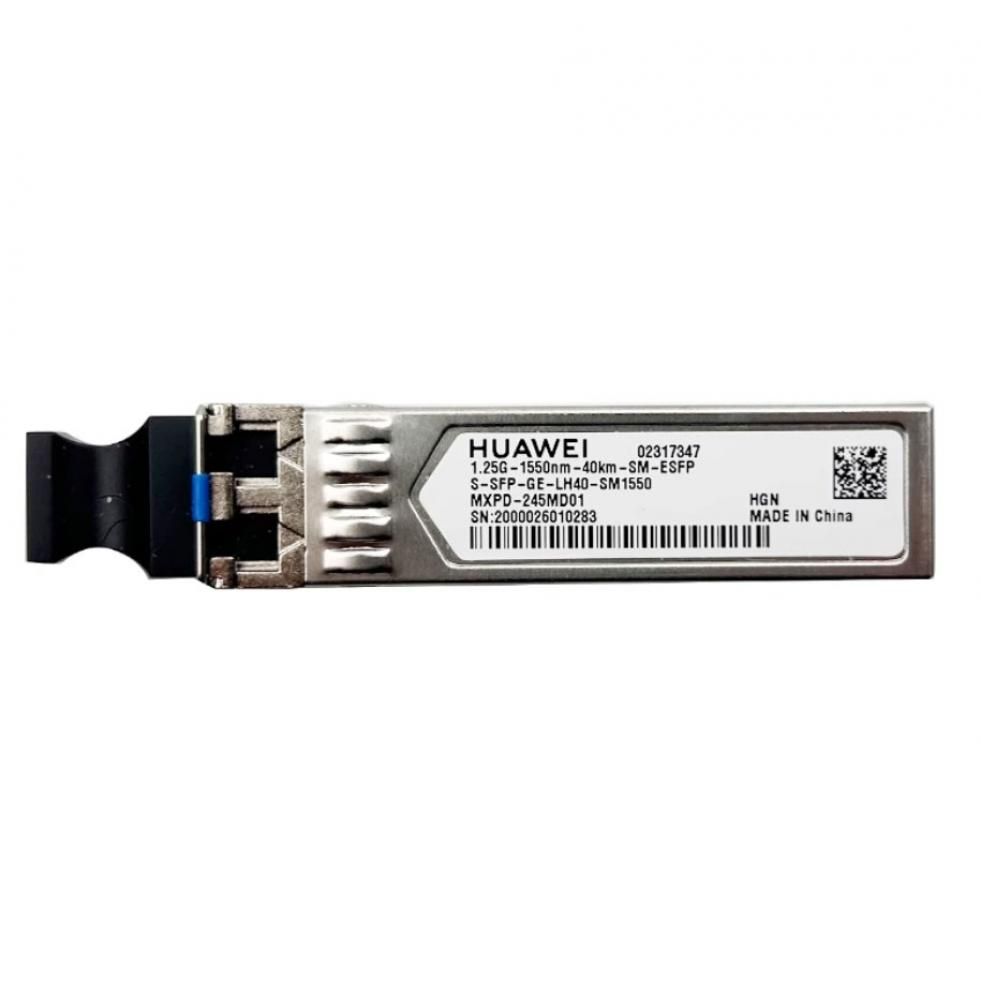 Трансивер Huawe* 02317347 S-SFP-GE-LH40-SM1550 eSFP GE 1550nm 40km LC (2317347)