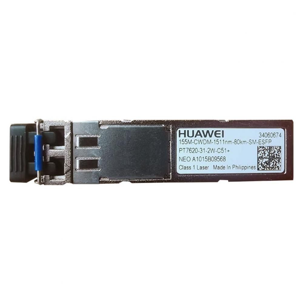 Трансивер Huawe* 34060674 OSC080N01 eSFP 1511nm 155.52Mbps 4 1dBm 34.0dBm LC 80km (34060674)