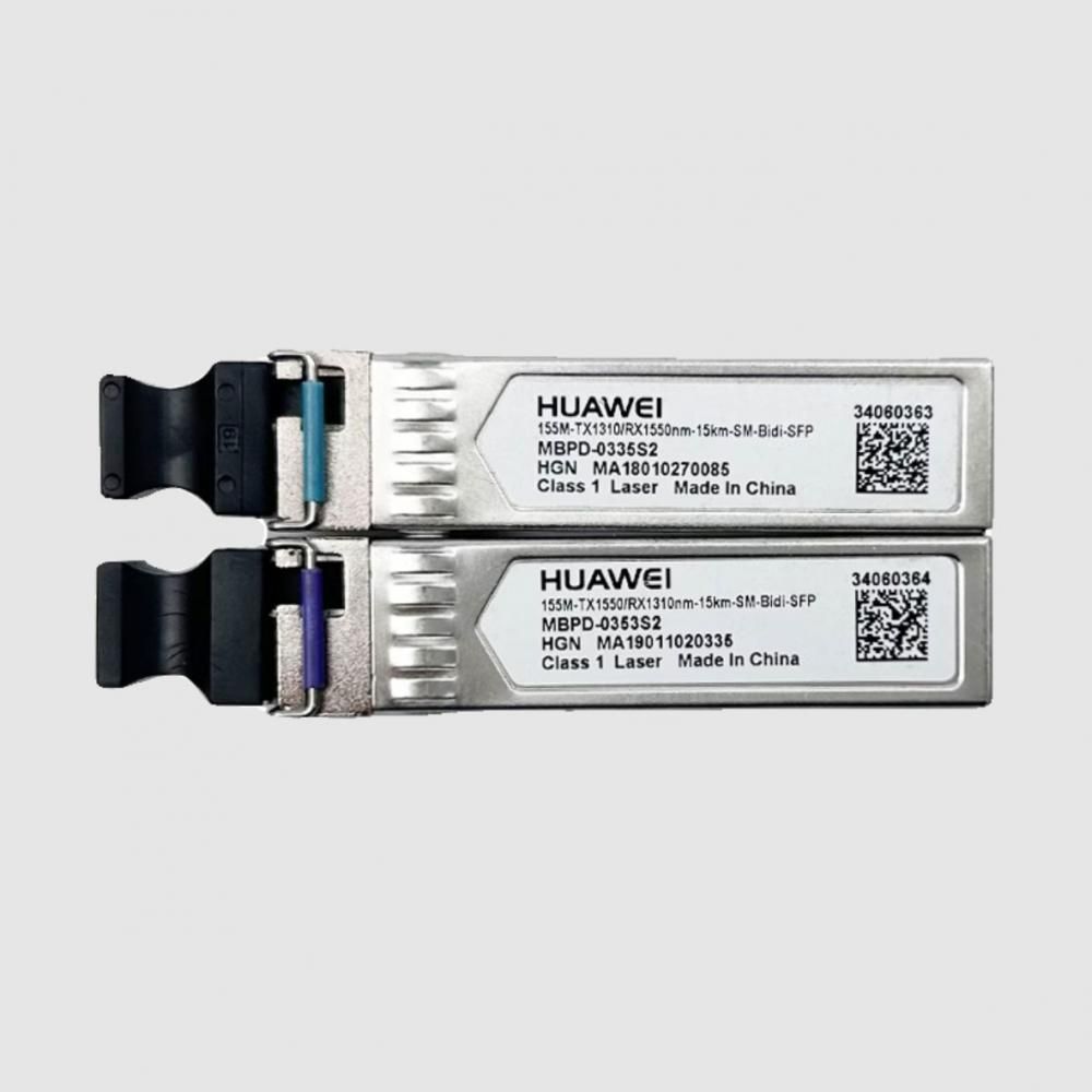 Трансивер Huawe* 34060363 MBPD-0335S2 155M TX1310/RX1550nm 15km SM BiDi SFP (34060363)