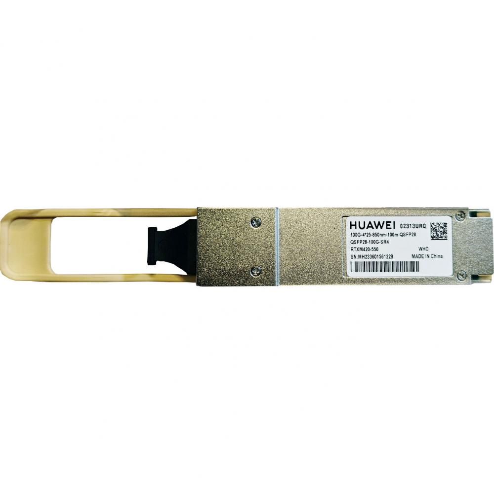Трансивер Huawe* 02313URQ QSFP28-100G-SR4 100GBase-SR4 QSFP28 100G Multi-mode 850nm 0.1km MPO (02313URQ)