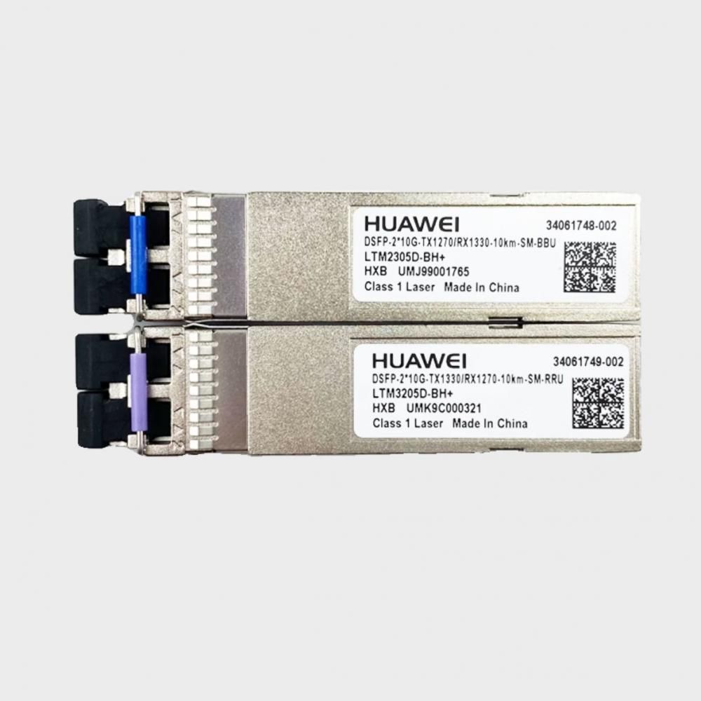 Трансивер Huawe* 34061748 LTM2305D-BH+ BiDi SFP+ TX 1270nm RX 1330nm 9.95 20.3Gb/s 0dBm 5dBm LC G652 10km (34061748)